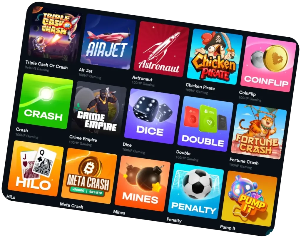 Spin Shark Casino games library